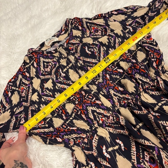 Anthropologie Holding Horses Mira Ikat Western Dress Size 4 - Picture 5 of 10